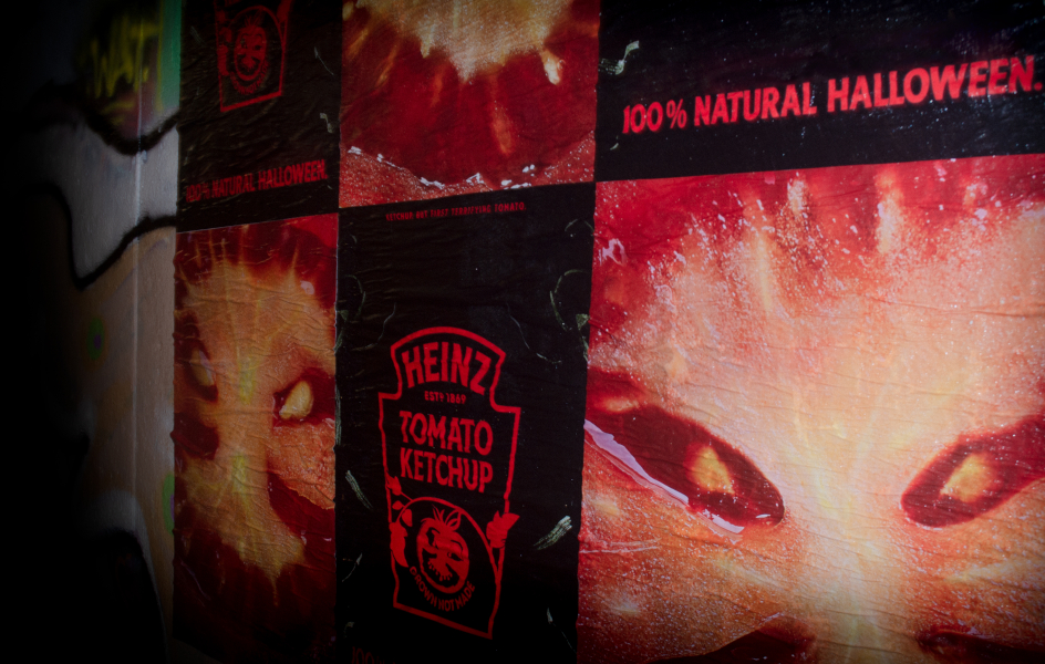 Heinz sabe que los tomates pueden ser terroríficos