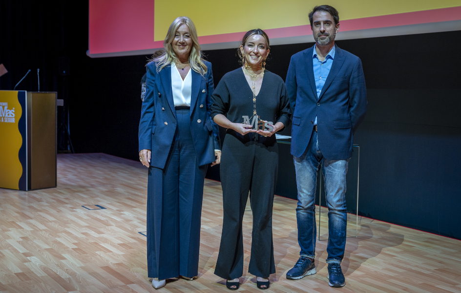 Eva Pavo, ganadora del premio MAS en la nueva categoría de Publicidad y Marketing