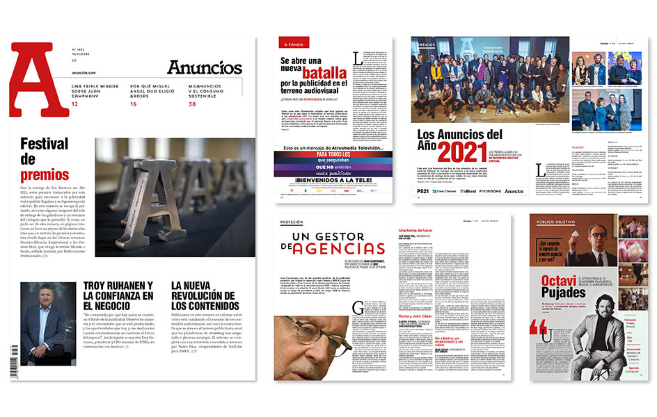 Un festival de premios en el nuevo número de ‘Anuncios’