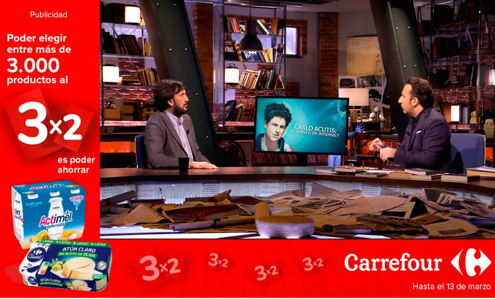 Carrefour estrena los nuevos formatos de Publiespaña para TV conectada