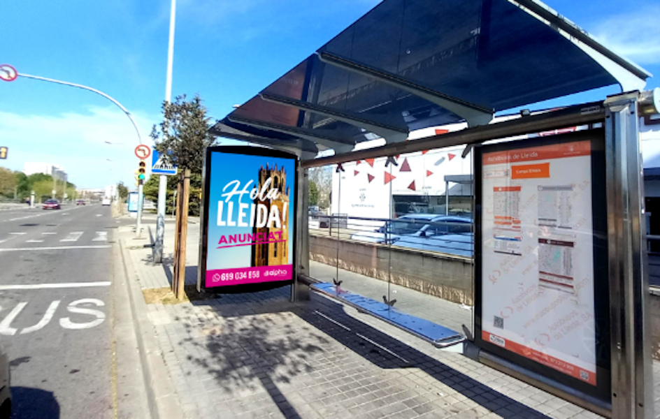 Alpha Publicidad gana el mobiliario urbano de Lleida