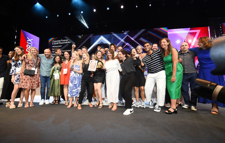 David Madrid, Ogilvy UK y Dove recogen el Grand Prix de Media en Cannes Lions