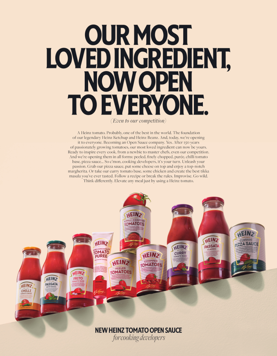 Heinz - Open Sauce for cooking developers - Julio 2023 1