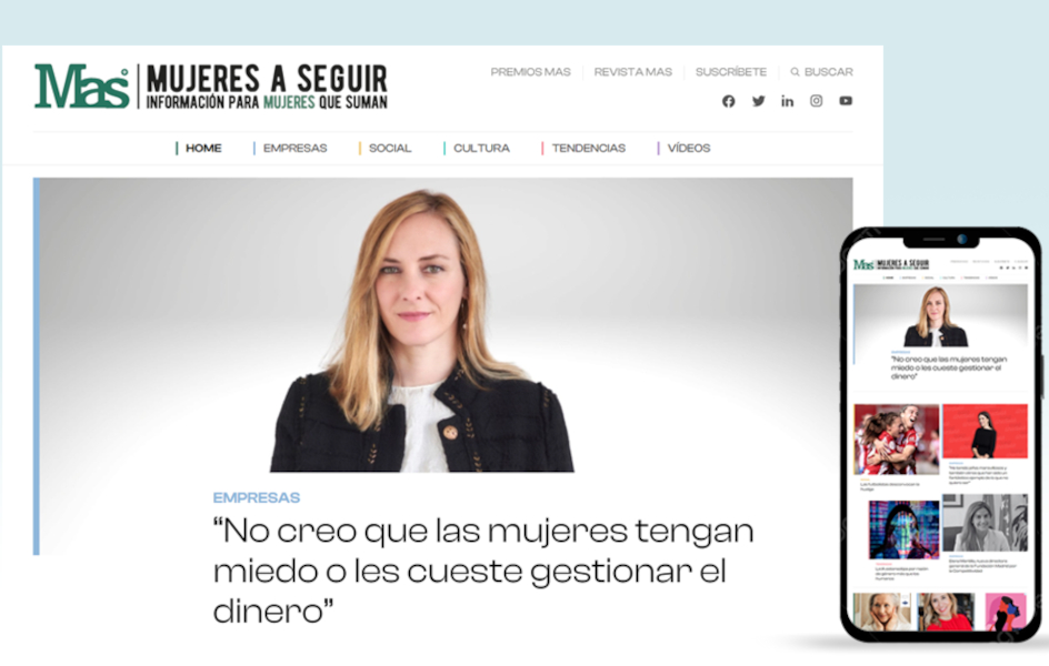 'Mujeres a Seguir' estrena nueva web