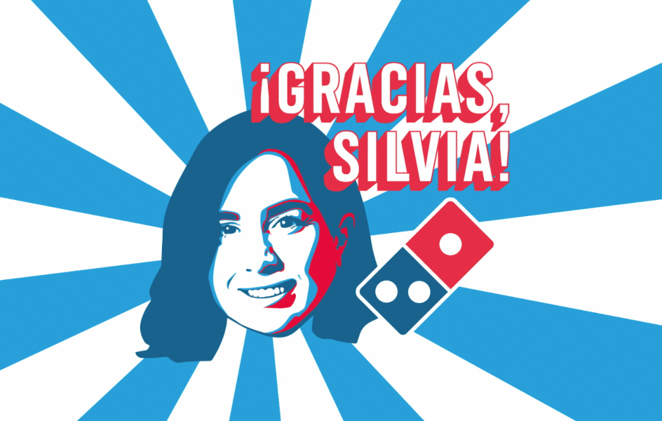 La directora de marketing de Domino’s Pizza protagoniza su nueva campaña