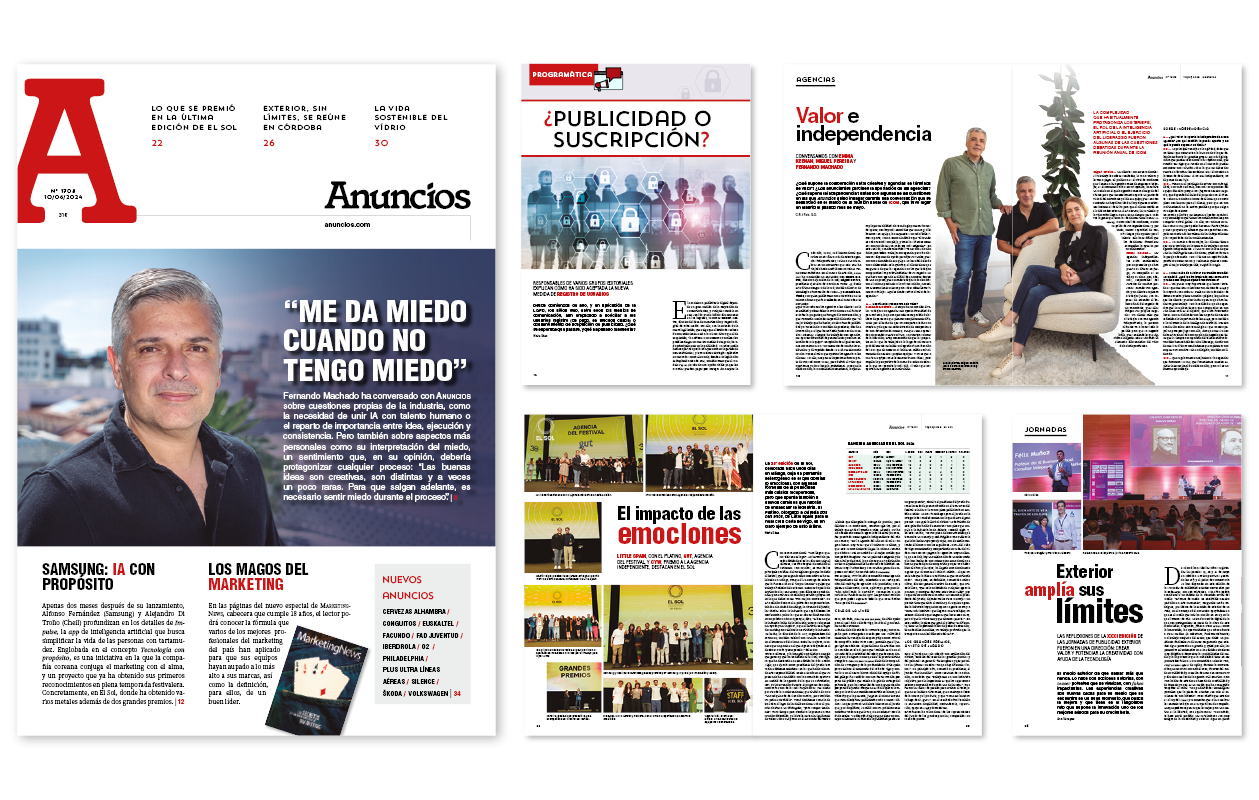 Lo que han dejado El Sol y las Jornadas de Publicidad Exterior, en el nuevo número de ‘Anuncios’