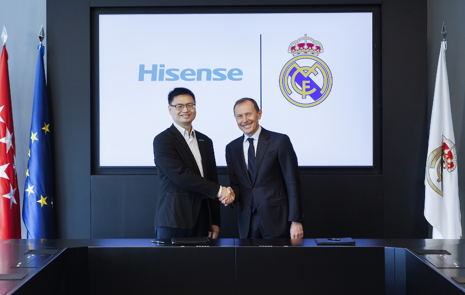 Hisense, nuevo patrocinador oficial del Real Madrid