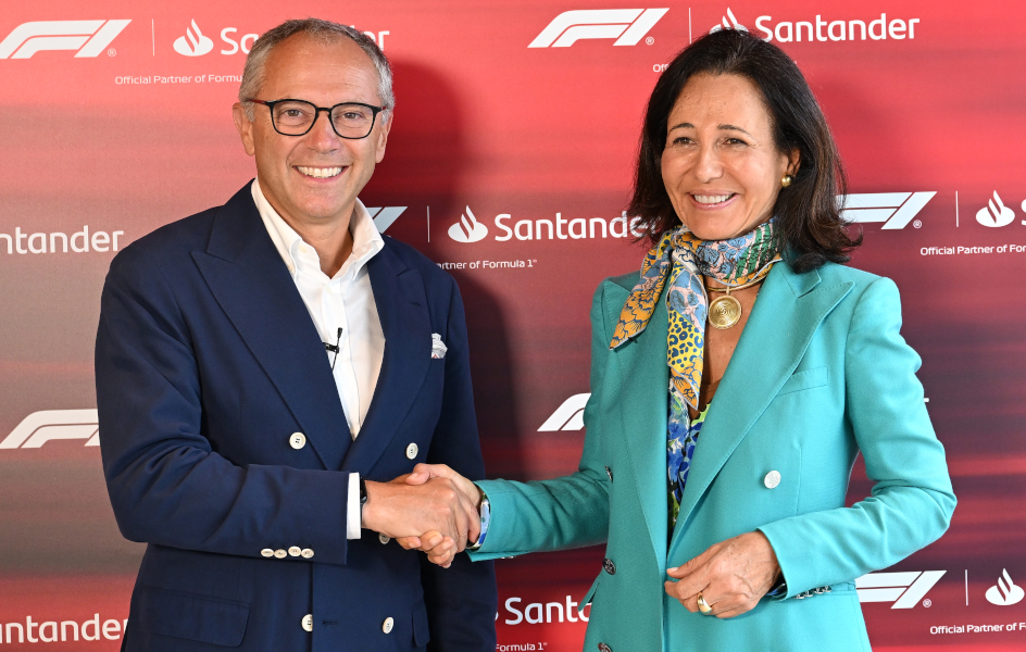 Santander patrocinará la Fórmula 1
