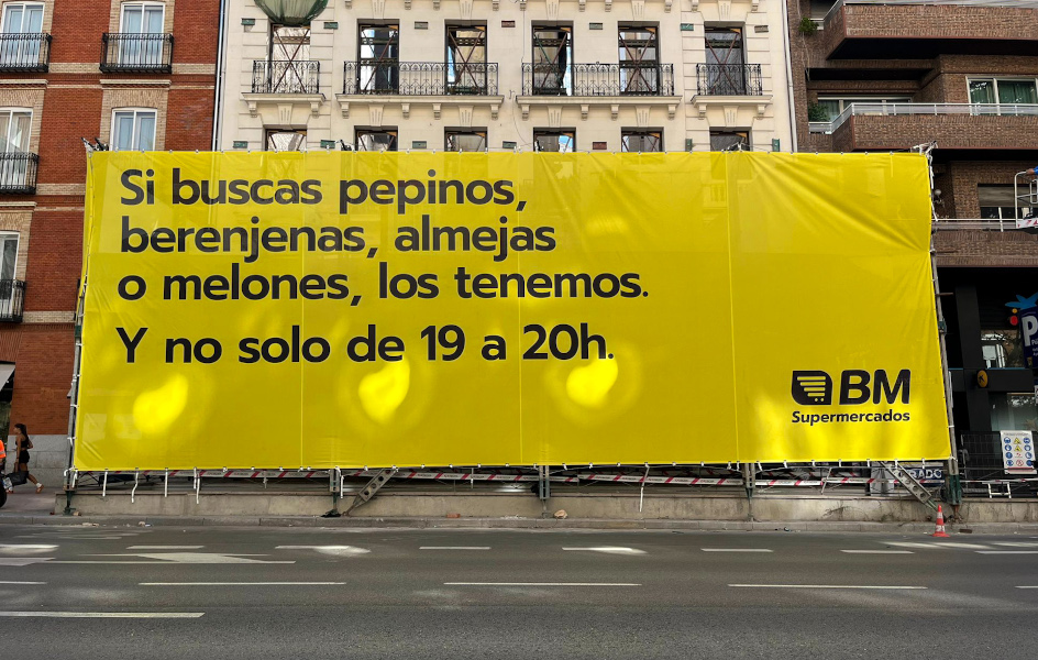 En BM hay piñas y otros productos frescos a cualquier hora