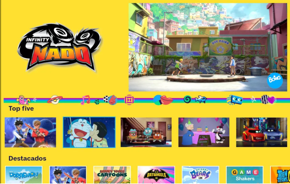 Publiespaña lanza la ‘app’ de Boing para televisión conectada