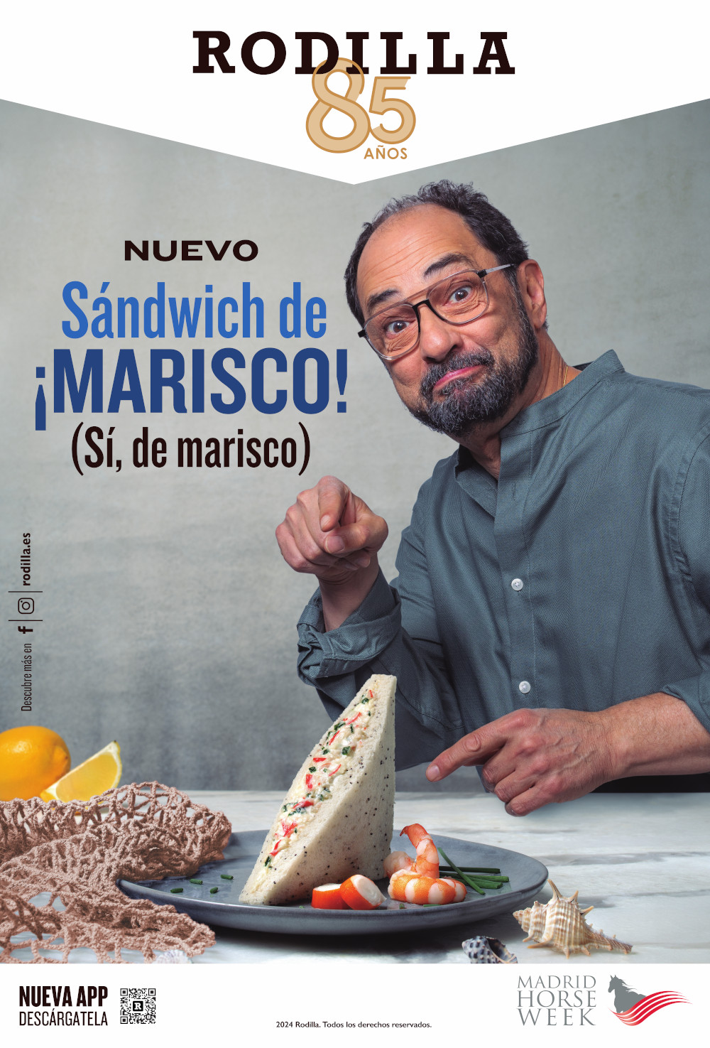 Rodilla. Sandwich marisco. Noviembre 2024