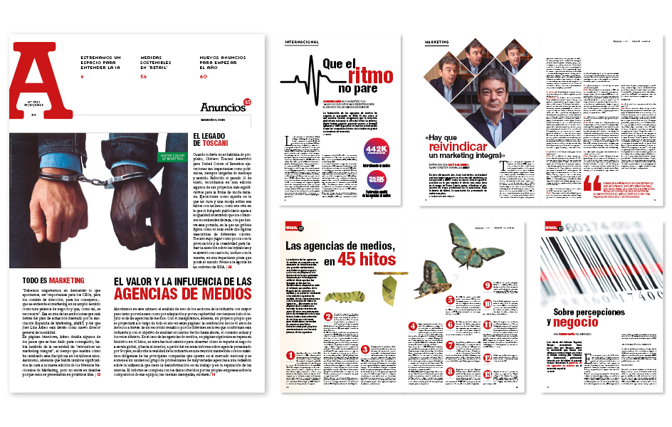 El valor y la influencia de las agencias de medios, en el nuevo número de ‘Anuncios’