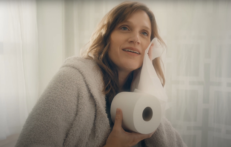 Papel higiénico que conciencia contra los tiroteos
