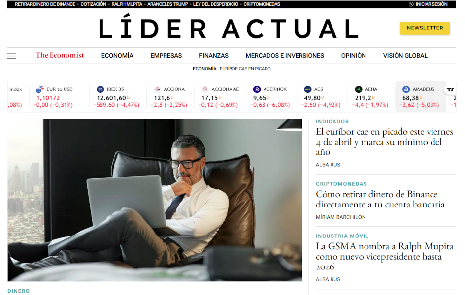 RBA se adentra en la información económica con ‘Líder Actual’