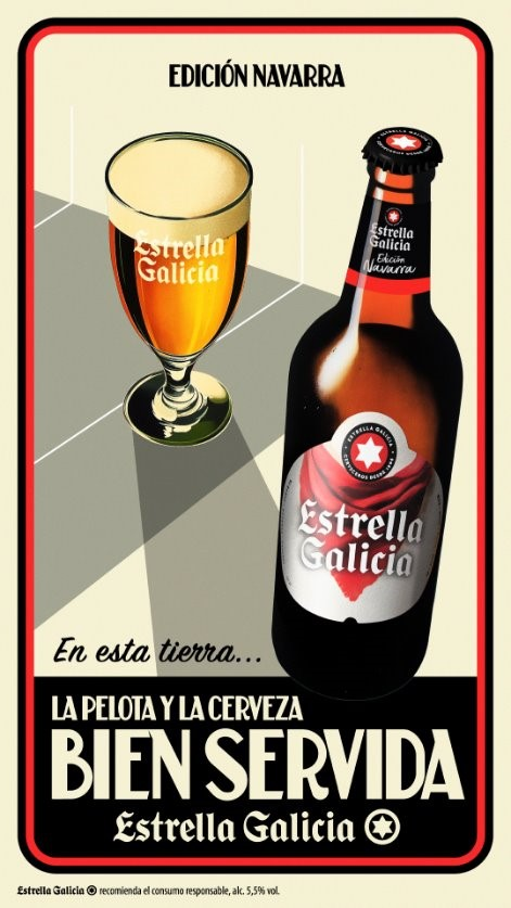 Estrella Galicia_Edición Navarra Mupi