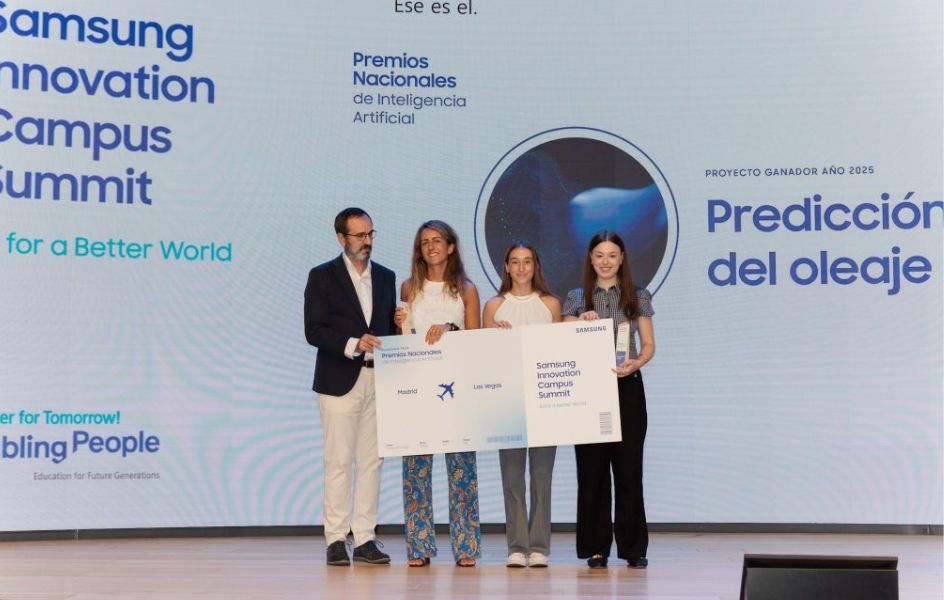 Oleaje, un sistema para predecir golpes de mar, gana el primer Premio Nacional de IA de Samsung