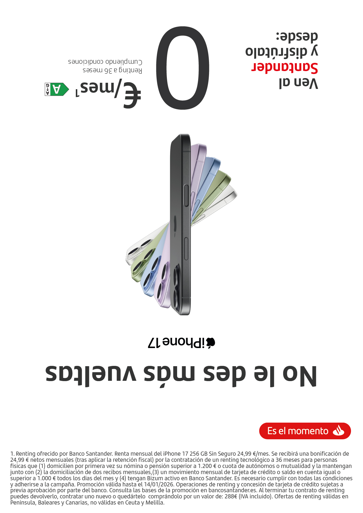 Santander - No le des más vueltas - Octubre 2025 GRÁFICA