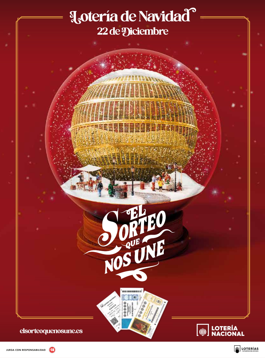 Lotería de Navidad. Gr 1. Décimo enmarcado. Noviembre 2025