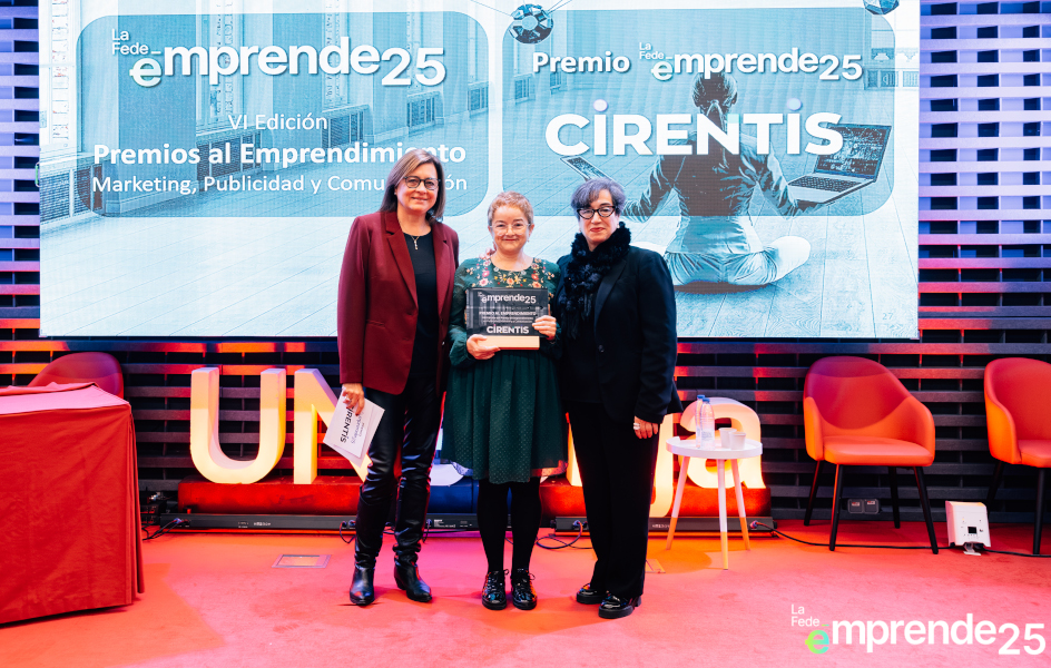 Cirentis, fundada por Macarena Estévez, galardonada en los Premios Emprende, de La Fede
