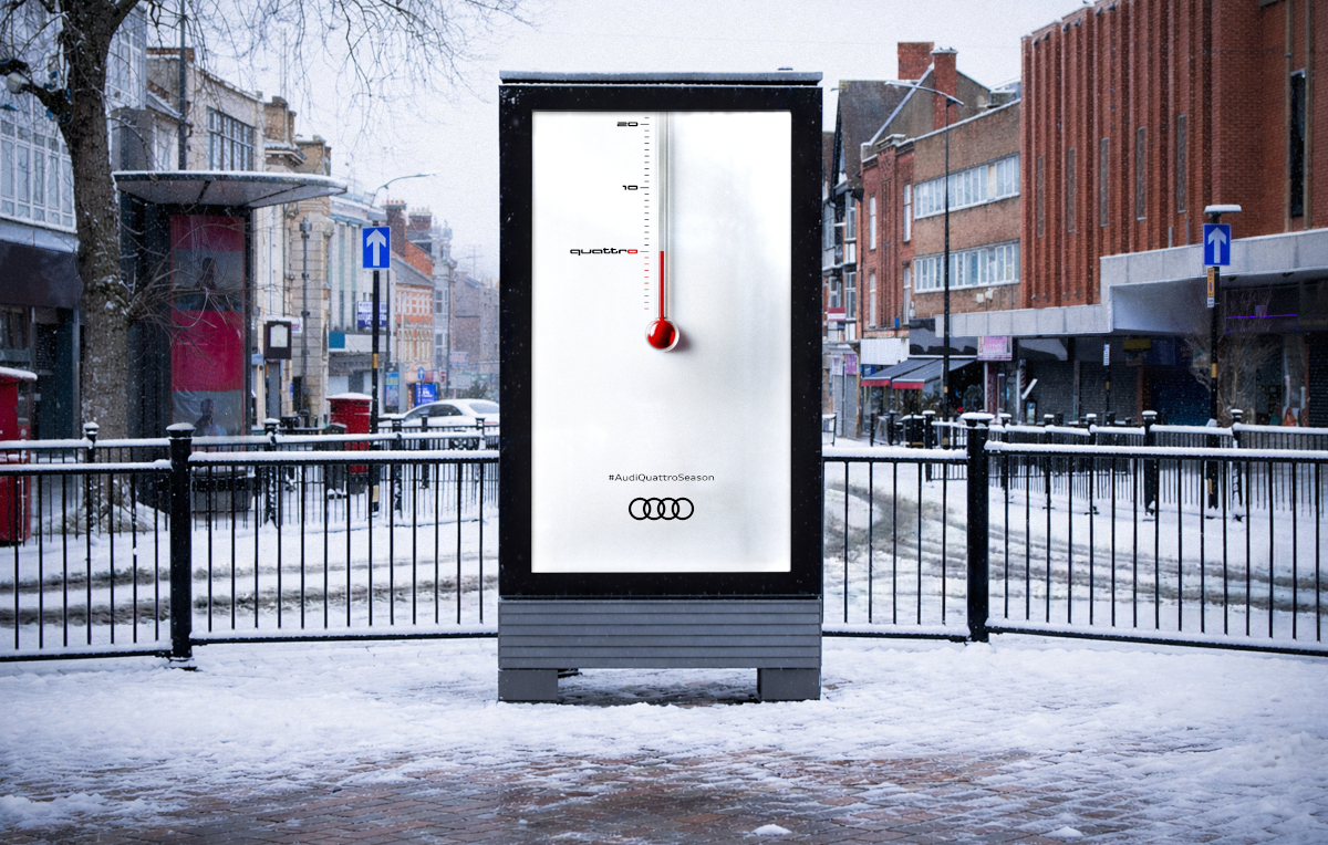 Audi recurre al clima para lanzar un mensaje sobre su tracción integral