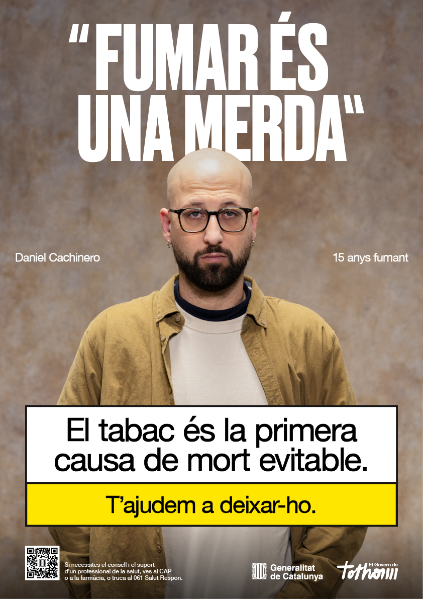 Generalitat de Catalunya. Gr 1. Fumar es una merda. Marzo 2026