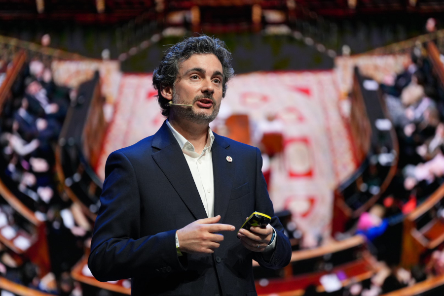 Carlos Fenollosa, durante su intervención