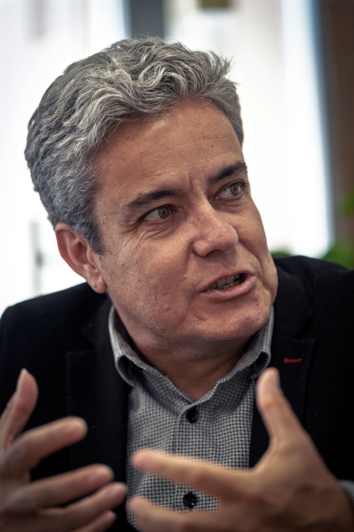 Fernando Polo, durante la conversación  (Botán Fotógrafos)
