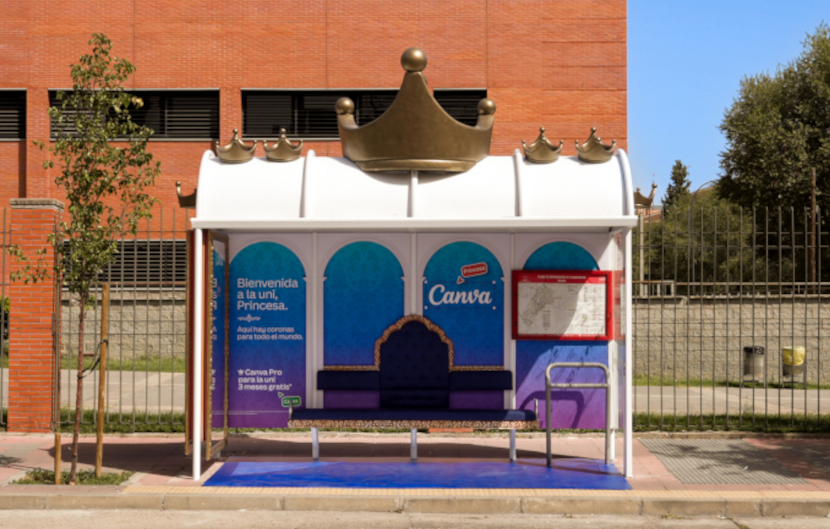 Canva ‘corona’ a la princesa Leonor en su nueva etapa universitaria