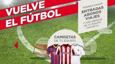 Coca-Cola vincula su nueva promoción a la Liga de Fútbol