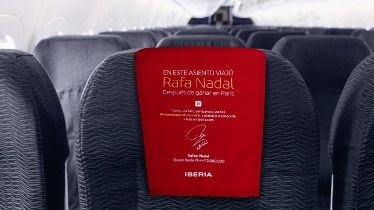 Iberia lanza una acción en redes sociales de la mano de Rafa Nadal