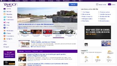 Yahoo! estrena portada en Europa