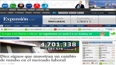 'Expansión' refuerza sus contenidos