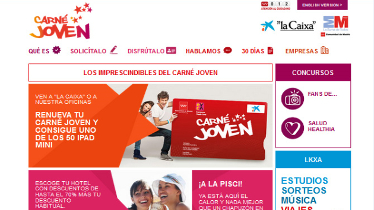 Genetsis y Reach-Out desarrollan la web del Carné Joven de Madrid