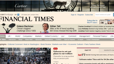 ‘Financial Times’ venderá tiempo, no impresiones