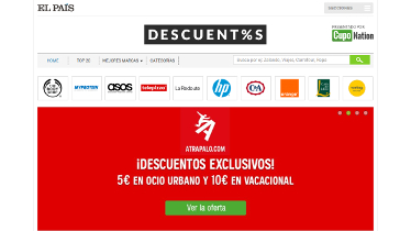 ‘El País’ ofrece a sus lectores cupones descuento online