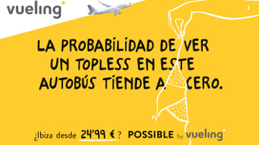 Vueling cambia de agencia y posicionamiento