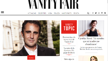 La revista 'Vanity Fair' relanza su web