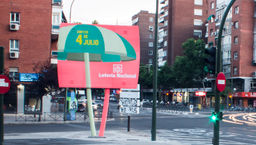 Clear Channel personaliza un circuito de soportes para Loterías