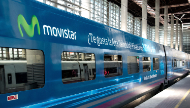 Movistar viaja en AVE este verano