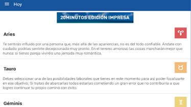 '20minutos' renueva su aplicación para Android