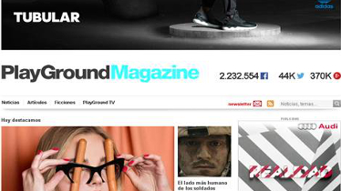20minutos comercializa los espacios publicitarios del portal PlayGround Magazine