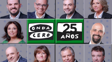Onda Cero celebra sus 25 años con cambios en su programación