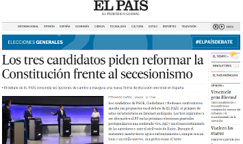 El debate a tres goleó en tuits a la entrevista del presidente