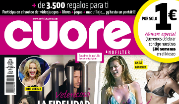 'Cuore' celebra su número 500 con una fuerte promoción