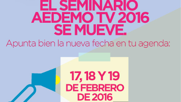 Aedemo TV cambia de fecha