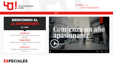 ‘El País’ inicia los actos de su 40 aniversario en torno al lema ‘Únete a la conversación’