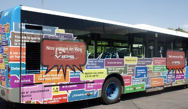 Convocado concurso para la explotación publicitaria de los autobuses de Madrid