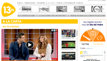 Publimedia Gestión comercializará la publicidad de 13tv