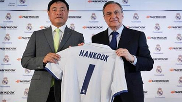 Hankook patrocina al Real Madrid