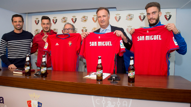 San Miguel patrocina al Club Atlético Osasuna